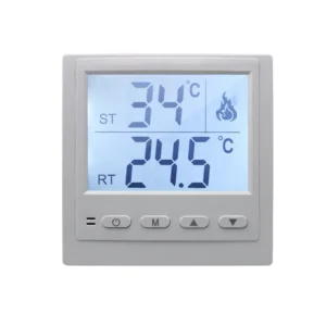 AC102 Non-Programmable LCD Digital Electric Floor Heating Thermostat — 220V Modern Flexible Design for Hotel & Residential