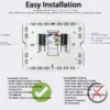 AC701 24V Battery Powered Heat Pump Thermostat - Image 6