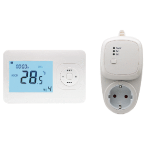 AC8000RF-P Weekly Programmable Plug Thermostat for Electric Heating