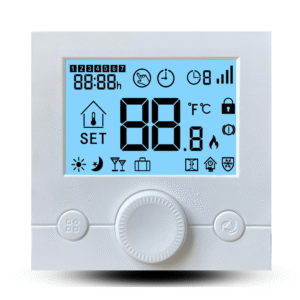 Wired Programmable Boiler Thermostat — 220V Anti-Corrosion Flexible Design for Apartment & Home Use