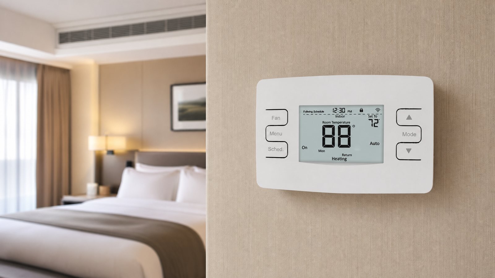 AC7300 thermostat institutional view