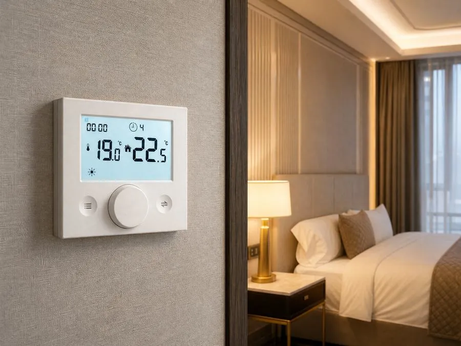 AC8088RF wireless thermostat in a residential application