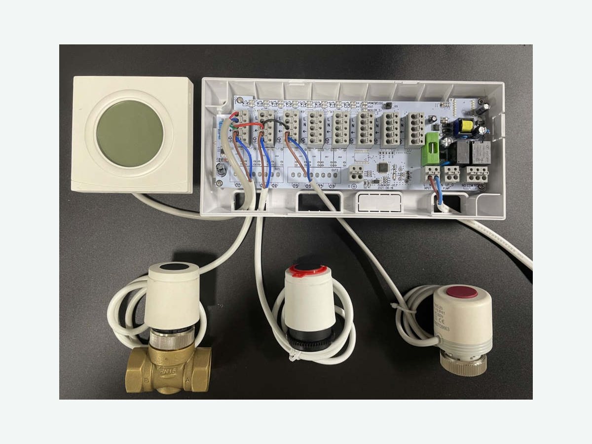 Control box connection detail