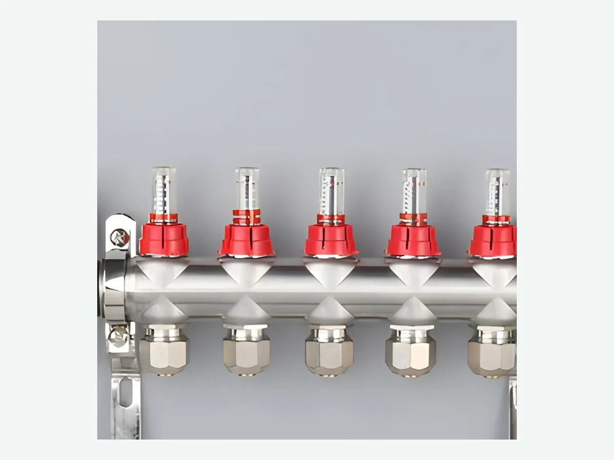 Stainless floor heating manifold product view