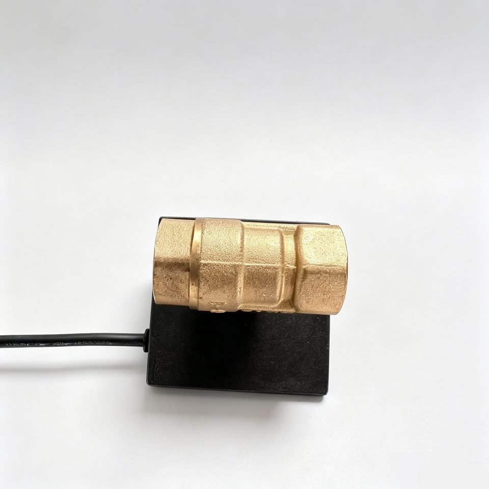 Brass valve body and cable routing