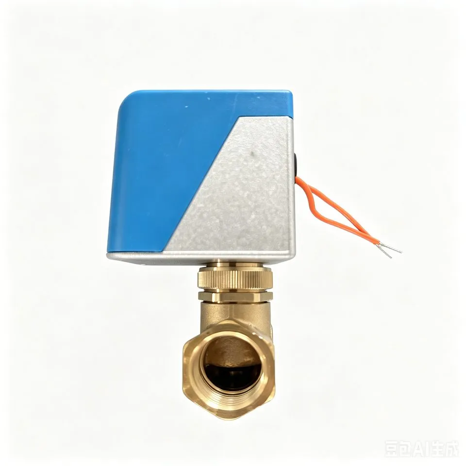 Blue actuator front valve view