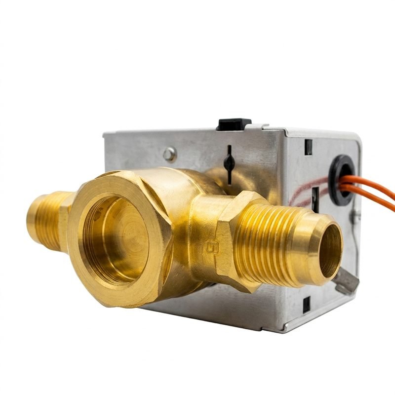 TELIN AC04 brass connection view