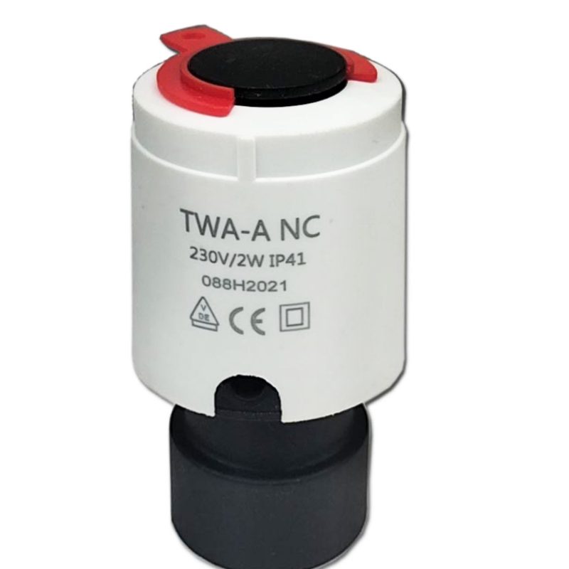TELIN TL41 230V thermal actuator for underfloor heating manifold