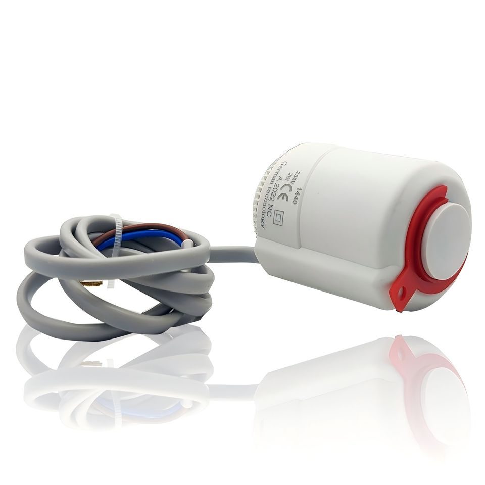 TL42 thermal actuator with cable and mounting base