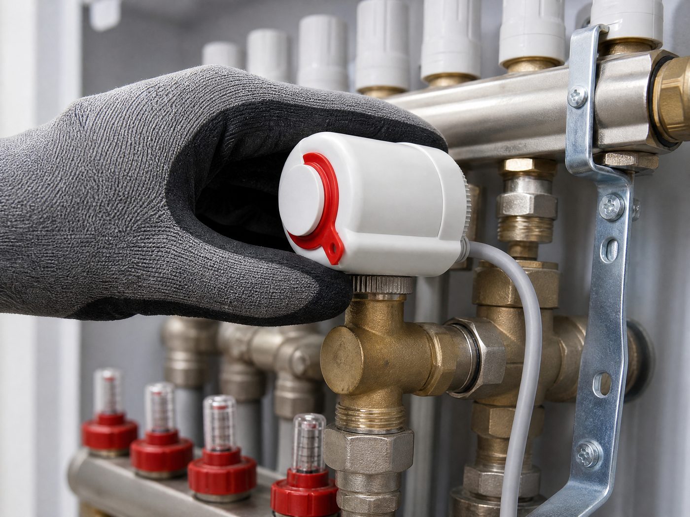 Illustrative TL42 actuator installation service scene