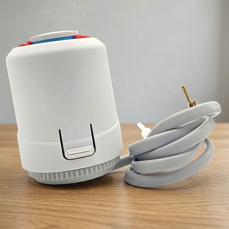 TL43 thermal actuator product detail on a clean surface