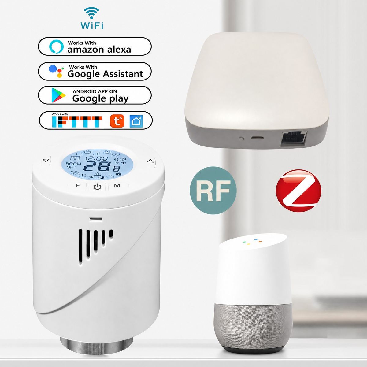 WiFi Tuya Zigbee connectivity graphic