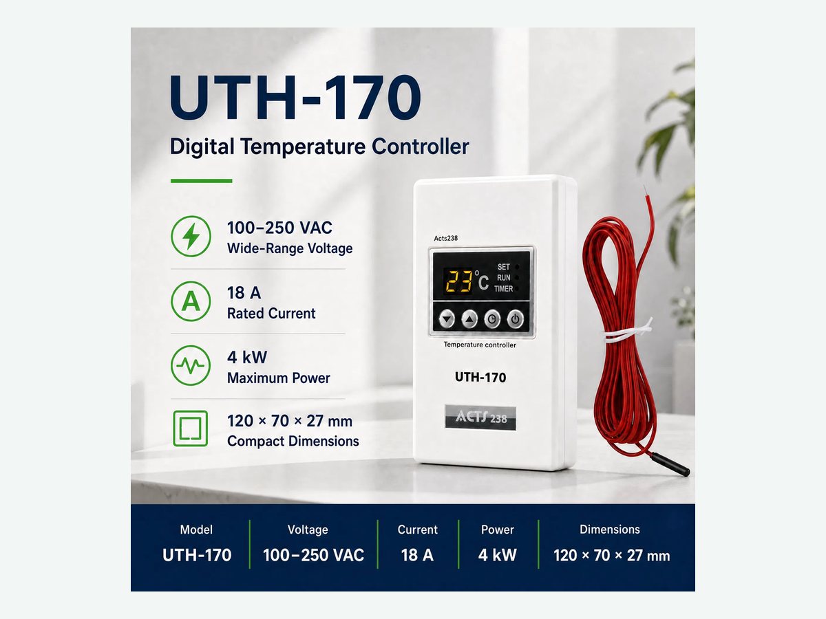 UTH-170 electric heating controller