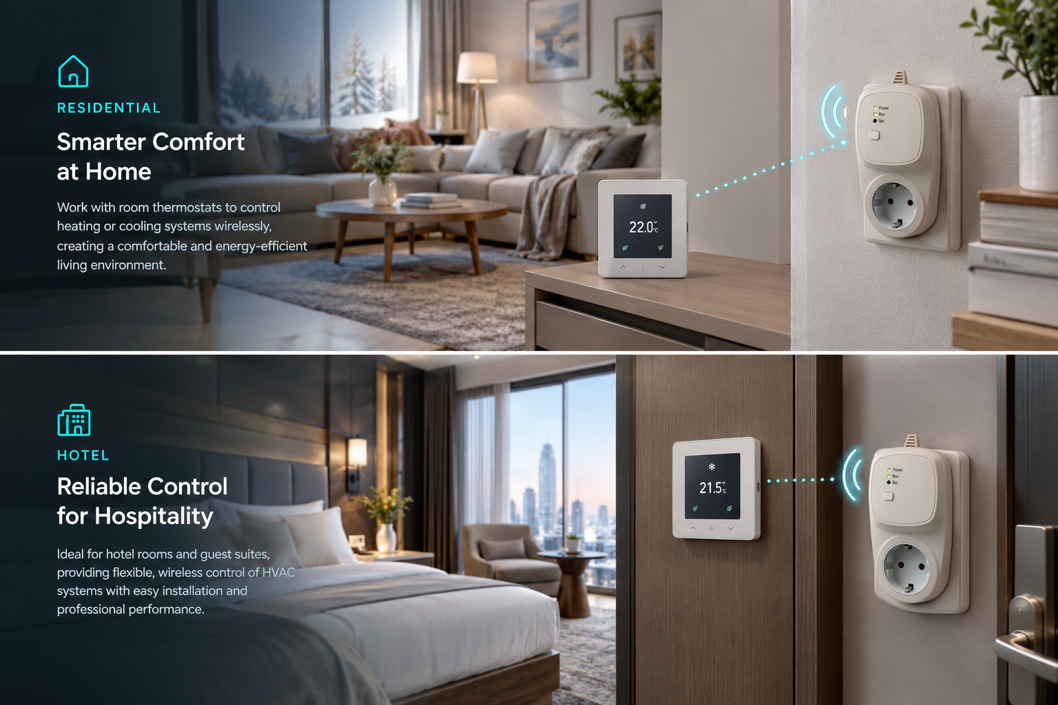 AC8000RF-P residential room application concept